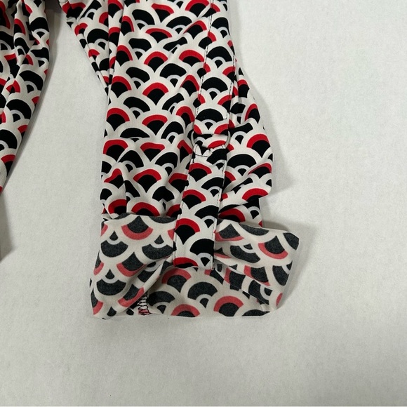 2 for$15 Jones New York White and Red Button Down Shirt with Notched Collar - Picture 9 of 12